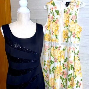 Bundle of 2 feminine dresses. Size 10